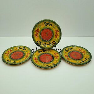 Corsica Home La Province Canape Dessert Bread Plates Colorful Floral Side Plates